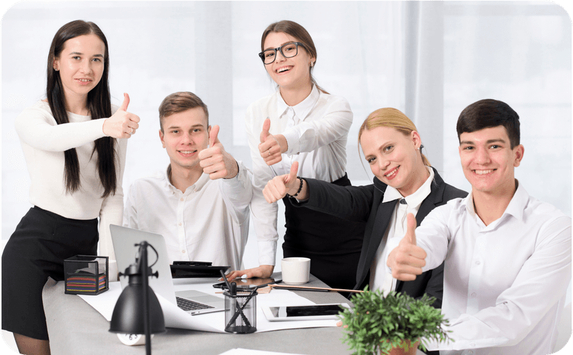 Team member working on data management solutions